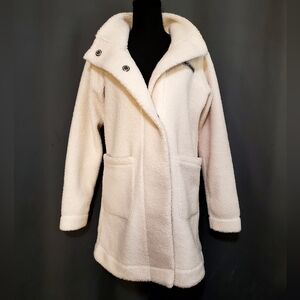 Women's Columbia Cozy Long Sherpa Fleece Coat Jacket Size XS